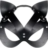 Sort Kat Maske Kvinder Kat Kostume Læder Maskerade Maske Cosplay