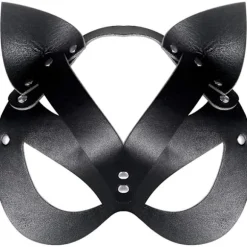 Sort Kat Maske Kvinder Kat Kostume Læder Maskerade Maske Cosplay