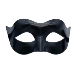 Sort mat klassisk venetiansk maske, maskerade, burlesque-bold