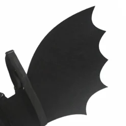 Sorte flagermusvinger Halloween engel fancy dress dekoration tilbehør kostume