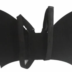 Sorte flagermusvinger Halloween engel fancy dress dekoration tilbehør kostume
