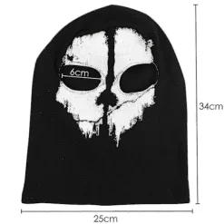 Spøgelsesmaske - Balaclava Motorcykel Paintball Balaclava