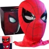 Spider Maske med Bevægelige Øjne, Fuld Ansigt Hagekontrol Øjne Størrelse Helte Cosplay Maske til børn/voksne