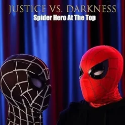 Spider Maske med Bevægelige Øjne, Fuld Ansigt Hagekontrol Øjne Størrelse Helte Cosplay Maske til børn/voksne