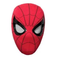 Spider-Man 1:1 Elastisk Maske med Blinkende Øjne (Hagekontrol) til Cosplay - Rød