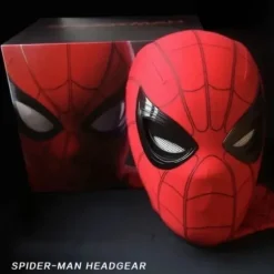Spider-Man 1:1 Fjernbetjening Elastisk Maske Bevægelige Øjne Cosplay-FS-