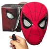 Spider-Man hovedbeklædning øjne bevægelig manuel elektrisk blinkende maske ekstraordinær helte ekspeditions hjelm