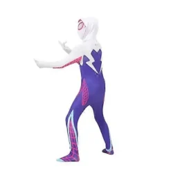 Spiderman Kostume Voksne Børn Gwen Stacy Spiderman Cosplay Superhelt Bodysuit Jumpsuit Kvinder ILX{XW} 170 cm