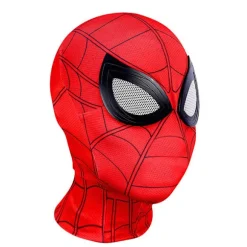 Spiderman Maske Fuld Hovedbeklædning Halloween Spider-man Maske Unisex Cosplay Fest Tilbehør A