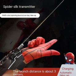 Spiderman Web Shooters Legetøj Spider Man Tutor Cosplay Peter Parker Tilbehør Rekvisitter Handsker Til Børn