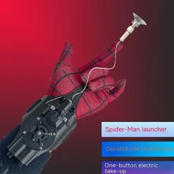 Spiderman Web Shooters Legetøj Spider Man Tutor Cosplay Peter Parker Tilbehør Rekvisitter Handsker Til Børn