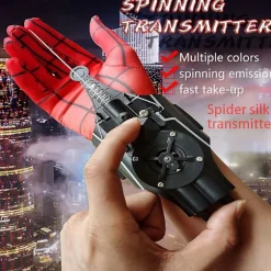 Spiderman Web Shooters Legetøj Spider Man Tutor Cosplay Peter Parker Tilbehør Rekvisitter Handsker Til Børn