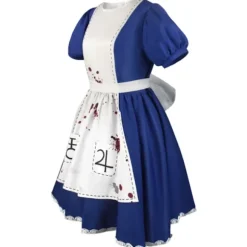 Spil Alice Madness Returns Cosplay Kostume Alice Pigeuniform Voksen Kvinder Halloween Anime Pige Karneval Udklædningsfest XL-WELLNGS XL XL XL wig