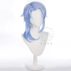 Spil Genshin Impact Kamisato Ayato Cosplay Kostume Cosplay Ayato Fuld Sæt Outfits Paryk Halloween Cosplay Anime XL Wig onesize