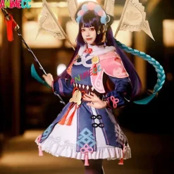 Spil Genshin Impact Nahida Cosplay Kostume Paryk Mindre Lord Kusanali Cosplay Kostume Komplet Sæt Halloween Rollespil Kostumer Uniform yunjin w,CJY yunjin wig S&genshin impact | Fyndiq