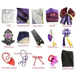Spil Genshin Impact Raiden Shogun Cosplay Kostume Baal Sexet Kvinder Kimono Kjole Uniform Kostume Halloween Kostumer til Kvinder style3 style3-FA- style3 M | Fyndiq