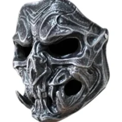 Spilfigur Ridder Cosplay Ansigtsmaske Horror Ansigtsmaske Hovedbeklædning Halloween Fest Udklædning Kostume Dekoration Spøghus Rekvisitter