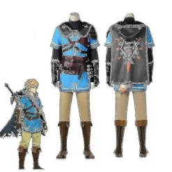 Spillegenden Link Cosplay til voksne og børn Tears Of The Kingdom Kostume Komplet sæt Mand Halloween Karneval Kostume Uden paryk Uden paryk Without wig 150 | Fyndiq