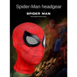SQBB Sort Mj Spider-Man maske Cosplay - Voksen