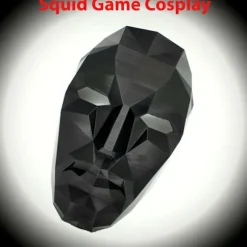 Squid Game Front Man Boss cospay Halloween festmaske W Black L
