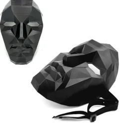 Squid Game Front Man Boss cospay Haoween festmaske Z Black l