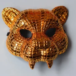 Squid Game maske cos udklædning koreansk drama VIP samme stil egyptisk gylden kat maske maskerade rekvisitter Halloween