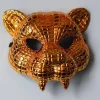 Squid Game maskerade maske cosplay koreansk dramaserie VIP samme stil egyptisk gylden kattemaske maskerade rekvisitter Halloween