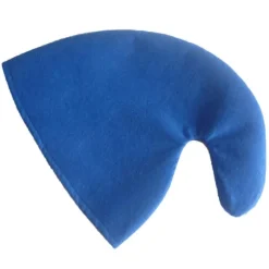 Sæt med 6 jule-alvehuer til mænd og kvinder, farverige huer til julefester, håndlavede cosplay-rekvisitter, gul Blue