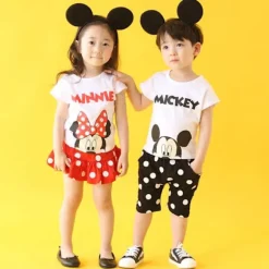 Sæt med 4 Mickey Mouse ørebånd Minnie Mouse ørebånd kvinder piger