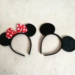 Sæt med 4 Mickey Mouse-ørehårbånd Minnie Mouse-ørehårbånd Dame Piger-FX-