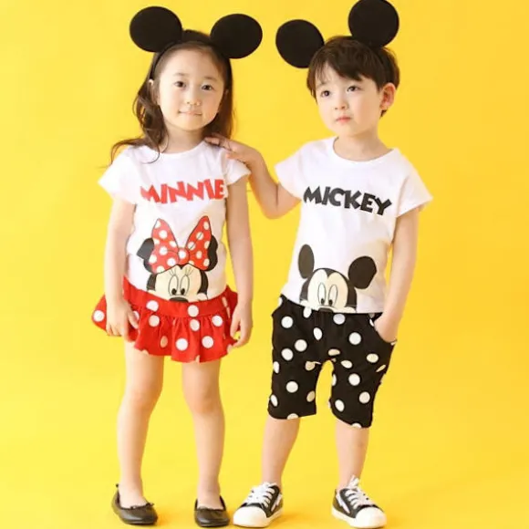 Sæt med 4 Mickey Mouse-ørehårbånd Minnie Mouse-ørehårbånd Dame Piger-FX-