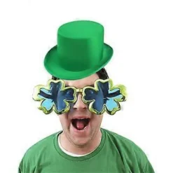 St. Patricks Dag Hat Festival Dekorationshat Simpel til Fest Karneval (Grøn)
