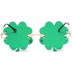 St. Patricks Dag Solbriller Kløver Briller Kostume Tilbehør Festartikler Gaver C 1Pc