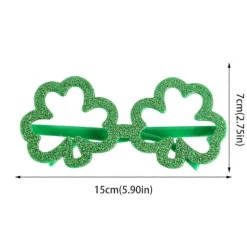 St. Patrick's Day Festbriller, Irske Fotorekvisitter, Sjove Kostumebriller til Børn og Voksne, Tilbehør til Højtidsceremonier[YJD] E