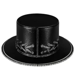 Steampunk Læder Pestlæge Hat Udklædning Top Hat Til Halloween Kostume Tilbehør