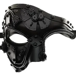Steampunk Metal Robot Venetian Maske, Halloween Kostumefest / Operafantomet