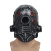 Steampunk Robot Maske Halloween Hovedbeklædning Bærbar Horror Ansigtsdækning Til Halloween Dekoration