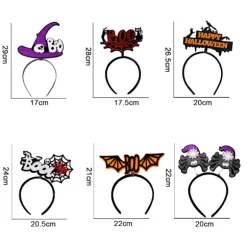 Stilfulde halloween pandebånd til halloweenfest cosplay style 1
