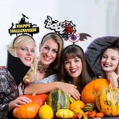 Stilfulde halloween pandebånd til halloweenfest cosplay style 1