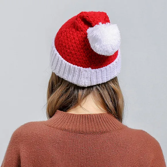 Strikhue i uld Julehue i uld til mænd og kvinder