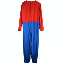 Super ario Bros. Maskerade Kostume til Voksne Mænd Cosplay Kostume Rød M Rød Red M