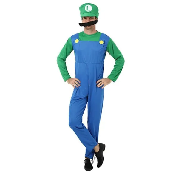 Super Kostume Voksen Cosplay Kostume Brødre Halloween Cosplay Kostume (L)