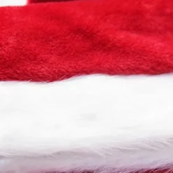 Super Lang Julemandshat, nyhed Julehat med Komfortforing & Plys Kant, julepynt til børn og voksne, jul Nytår Festi 45cm