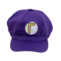 Super Mario Bros Luigi Hat Bogstavtrykt Cosplay Kostume Newsboy Kasket Baseballkasketter Til Voksne Waluigi Wario Odyssey Kasket [dB}-FM- Lilla Purple | Fyndiq