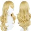 Super Mario Bros Movie Cosplay Blond Anime Paryk Prinsesse Peach