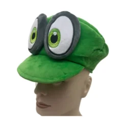 Super Mario Odyssey Hat Rollespils Kostume Tilbehør - Grøn