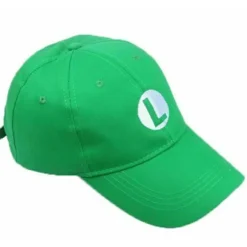 Super Mario Odyssey Luigi Cap Barn Cosplay-hatte til herrer K green