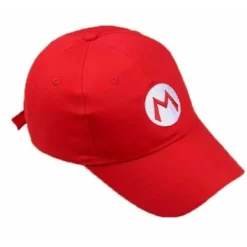 Super Mario Odyssey Luigi Cap Barn Cosplay-hatte til mænd - Red