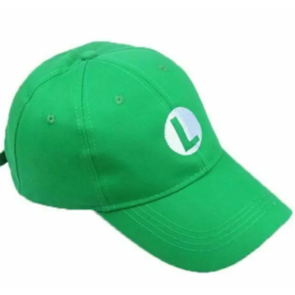 Super Mario Odyssey Luigi Cap Kids Cosplay Hatte Til Mr Y green