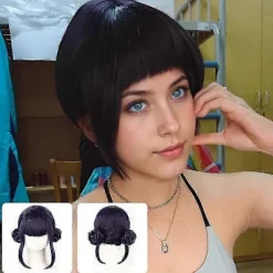 Syntetisk Cosplay Paryk til Piger Perfekt til Kostumefester og Rollespilsarrangementer Pink Mira